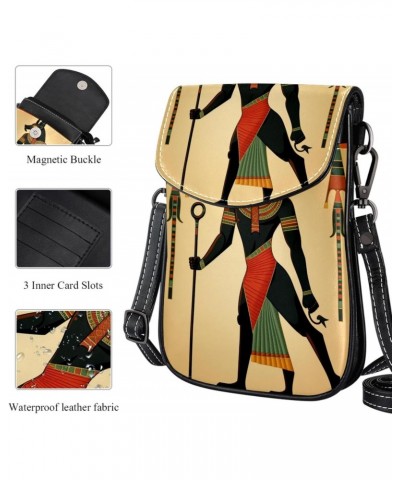 Crossbody Bags for Women,Crossbody Bag Men,Small Sling Bag,Ancient Egyptian Ethnic Soldier,Crossbody Purse $13.95 Crossbody Bags