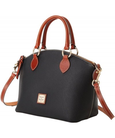 Handbag, Pebble Grain Satchel Black $107.36 Shoulder Bags