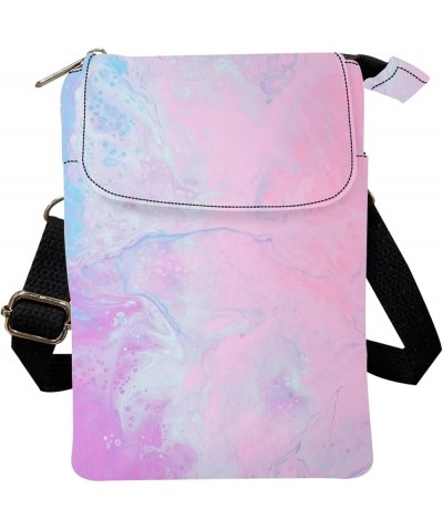 Small Crossbody Purse for Women Teen Girls Handbag Sling Cell Phone Bags Watercolor $11.22 Crossbody Bags