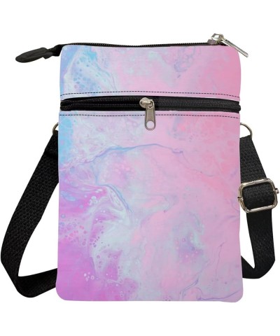 Small Crossbody Purse for Women Teen Girls Handbag Sling Cell Phone Bags Watercolor $11.22 Crossbody Bags