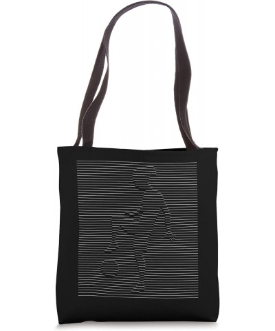 Soccer Girl Unique Line Art Graphic Tote Bag $12.19 Totes