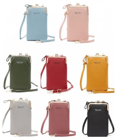 Small Crossbody Cell Phone Purse for Women, Card Holder Shoulder Bag Wallet Purse and Handbags (Blue) Yellow $28.27 Totes