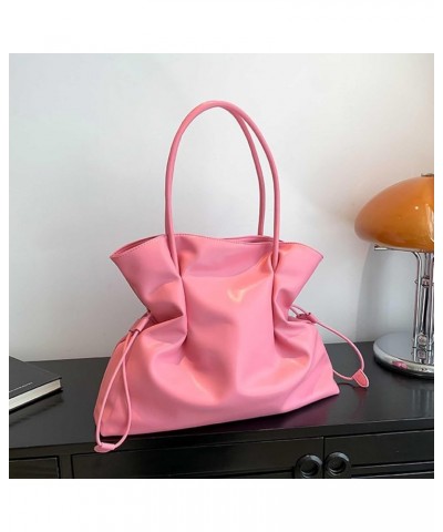 Hobo Bags for Women Pink Tote Bag Handbags with Y2K Love Earrings Large Top Handle Hobo Shoulder Bags Satchel Bag A-pink $19....