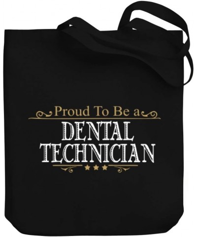 PROUD TO BE a Dental Technician Canvas Tote Bag 10.5" x 16" x 4 $16.80 Totes