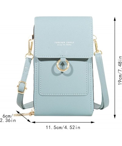 Ladies Crossbody Purses Women Casual Crossbody Bag Adjustable Strap Shoulder Bag With Visual Mobile Phone Window Black $8.81 ...