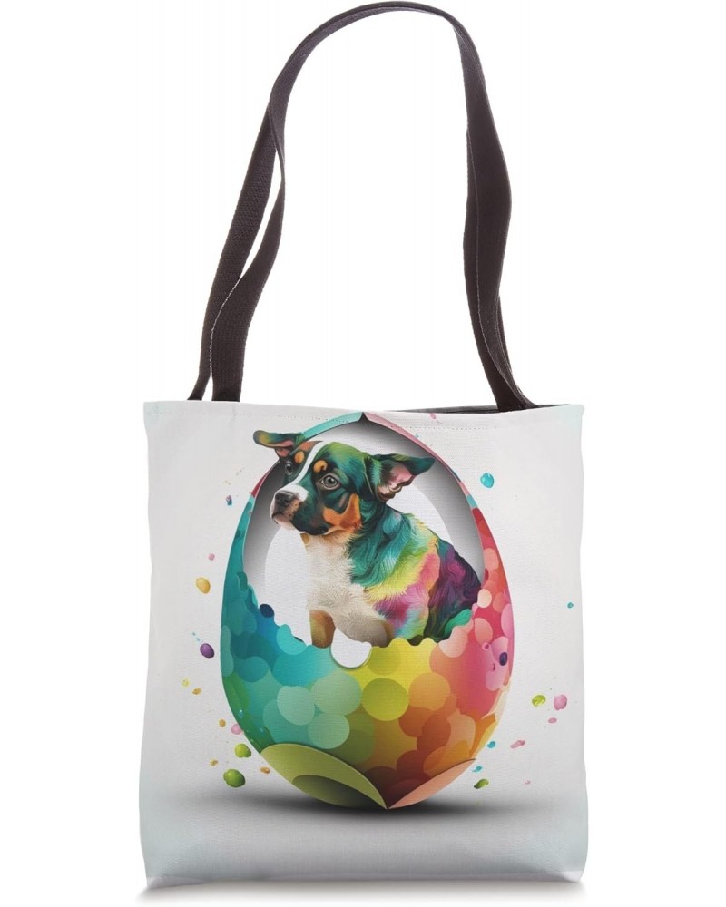 Funny dog in the egg Design dog owner Humor Sarcastic puppie Tote Bag $11.72 Totes