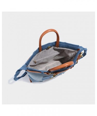 Denim Shoulder Bag for Women Canvas Hobo Tote Bag Casual Bag Retro Crossbody Bag Large Capacity Storage $26.49 Totes