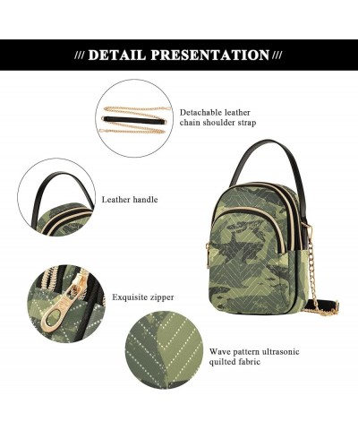 Rocket Planet Space Small Wallet Phone Bag PU Leather Single Shoulder Bag Women Quilted Girls Ladies Wallet Purse Camouflage ...