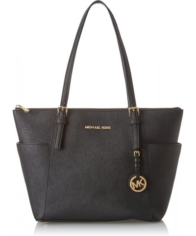 Michael Kors Women's Jet Set Item East West Top Zip Tote Black $57.19 Totes