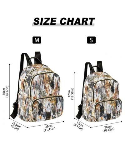 Cat Pet Doodle Backpack for Women Purse Bag Travel Handbag Shoulder Bag $17.84 Backpacks