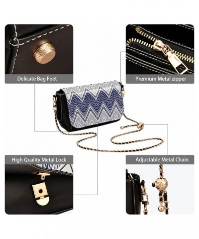 Crossbody Bags for Women Trendy Women's Black Shoulder Bag Small PU Leather Flap Cross Body Bag Handbags Pattern10 $18.03 Cro...