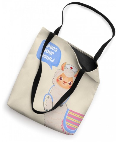 Alpaca Your Wound Cute Llama Wound Care Nurse Gift Tote Bag $13.77 Totes