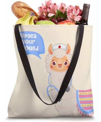 Alpaca Your Wound Cute Llama Wound Care Nurse Gift Tote Bag $13.77 Totes