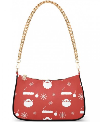 Handbags Shoulder Bag Womens Tote Satchel Bags Santa Claus Chain Bag for Women $17.69 Satchels