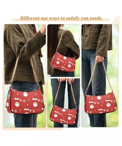 Handbags Shoulder Bag Womens Tote Satchel Bags Santa Claus Chain Bag for Women $17.69 Satchels