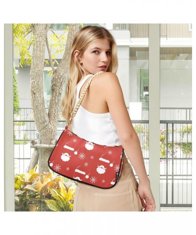 Handbags Shoulder Bag Womens Tote Satchel Bags Santa Claus Chain Bag for Women $17.69 Satchels