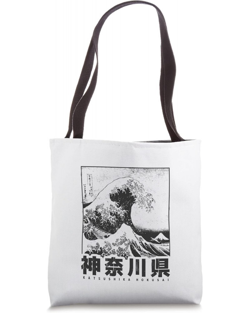 Great Wave Off Kanagawa Japan Aesthetic Japanese Art Tote Bag $15.89 Totes