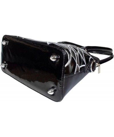 Elvira Women's Spiderweb Top Handle Handbag Macabre Mobile Silver Edition Purse $39.89 Handbags