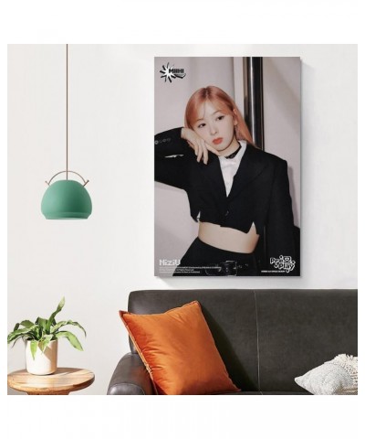 K-pop Artist Poster Niziu Miihi Press Play Ver. 2nd Teaser Canvas Poster Bedroom Decor Sports Landscape Office Room Decor Pos...