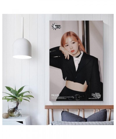 K-pop Artist Poster Niziu Miihi Press Play Ver. 2nd Teaser Canvas Poster Bedroom Decor Sports Landscape Office Room Decor Pos...