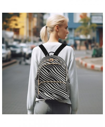 Black Wave Line Women's Backpack Purse Fashion Travel Anti Theft Backpack Casual Daypack for Work College,M Medium $17.50 Bac...