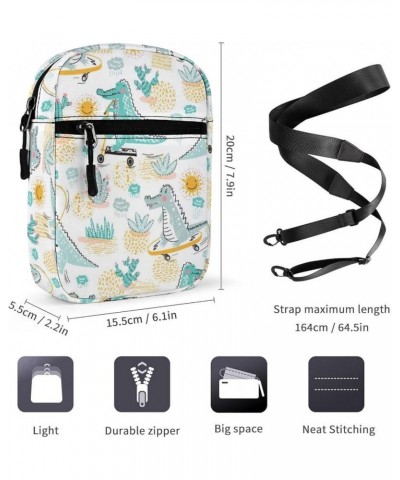 Large Canvas Messenger Bag Casual Shoulder Bag Travel Chest Bag Crossbody Bag Color567 $16.11 Crossbody Bags