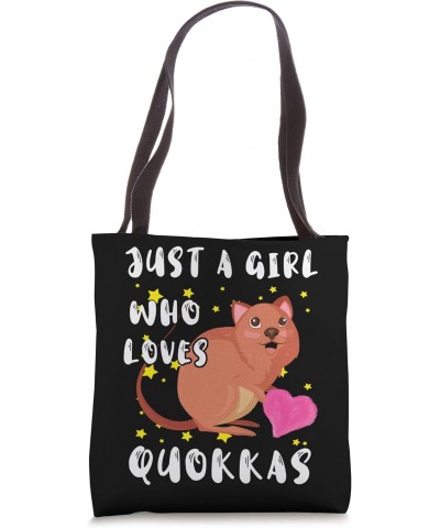 Just A Girl Who Loves Quokkas Australian Marsupial Wildlife Tote Bag $9.10 Totes