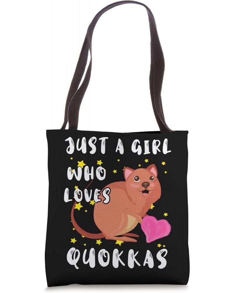 Just A Girl Who Loves Quokkas Australian Marsupial Wildlife Tote Bag $9.10 Totes