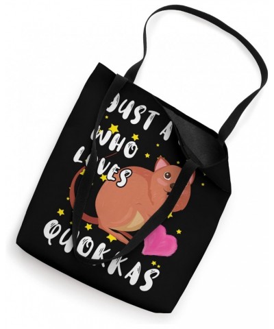 Just A Girl Who Loves Quokkas Australian Marsupial Wildlife Tote Bag $9.10 Totes