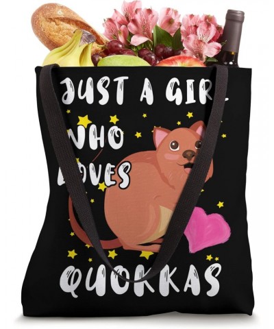 Just A Girl Who Loves Quokkas Australian Marsupial Wildlife Tote Bag $9.10 Totes