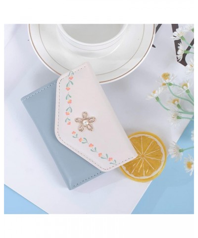 Cute Wallet, Leather Pocket Wallet Ladies Mini Purse with ID Window for Women Girls Black $8.39 Wallets