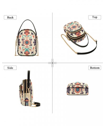 Ikat Ethnic Geometric Small Crossbody Bags for Women Cell Phone Shoulder Purse Handbags Wallet 21215683 $11.20 Crossbody Bags