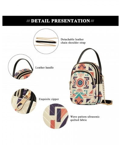 Ikat Ethnic Geometric Small Crossbody Bags for Women Cell Phone Shoulder Purse Handbags Wallet 21215683 $11.20 Crossbody Bags