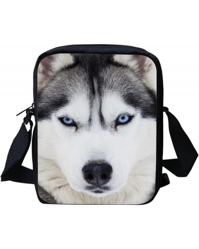 Funny Small Messenger Bag Satchel Shoulder Mini Crossbody Purse Women Girls Travel Clutch Pouch Husky $9.00 Crossbody Bags