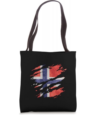 Norway - national flag, scratches, cracks Tote Bag $10.90 Totes