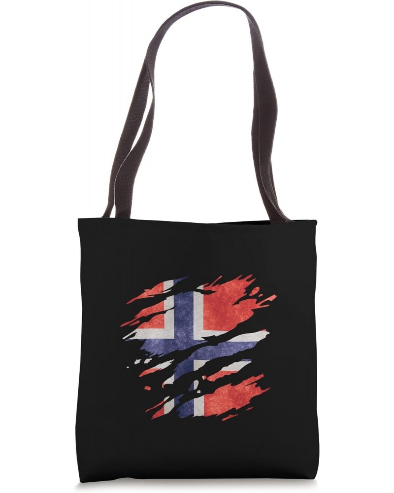 Norway - national flag, scratches, cracks Tote Bag $10.90 Totes