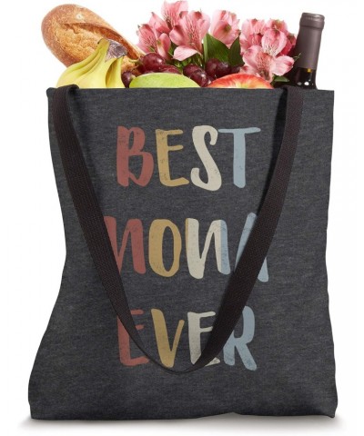 Best Nona Ever Retro Vintage Name Gift Dark Heather Gray Tote Bag $14.84 Totes