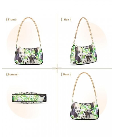 Colorful Dog Paw Print Satchel Purse Hobo Fashion Bag Women Vintage Handbags Cartoon Shoulder Purses Party Panda Bear Wild An...