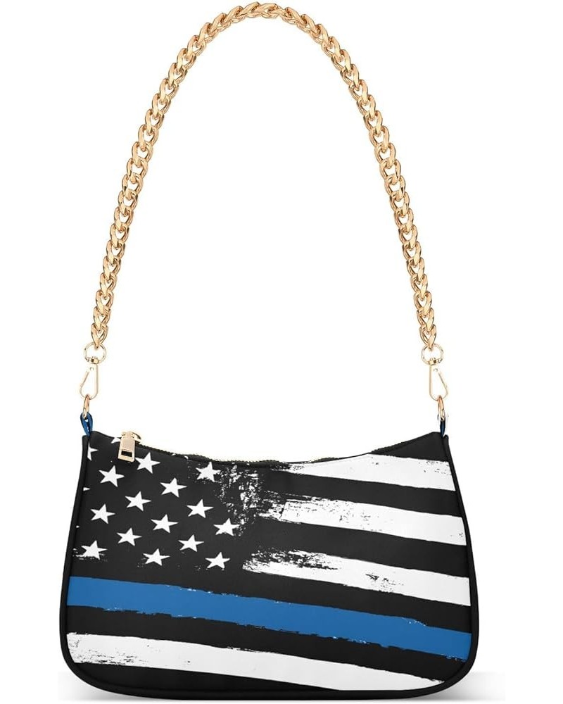 Shoulder Bags for Women American US Flag Independence Day Patriotic Hobo Tote Handbag Small Clutch Purse with Zipper Closure ...