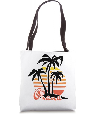 Ohana Retro Hawaii Tropical Shirt for Men and Women Tote Bag $11.33 Totes