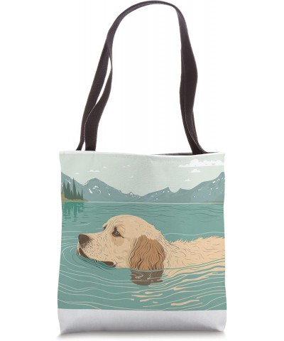 All You Need Is A Dog And A Lake Humor cute animal dog lover Tote Bag $12.49 Totes