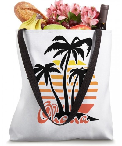 Ohana Retro Hawaii Tropical Shirt for Men and Women Tote Bag $11.33 Totes