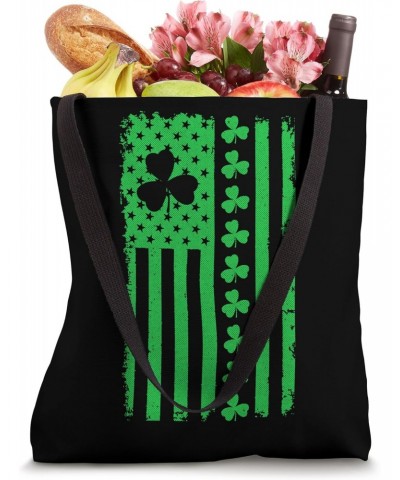 Lucky Irish American St Patricks Day US, Ireland Flag Tote Bag $15.38 Totes