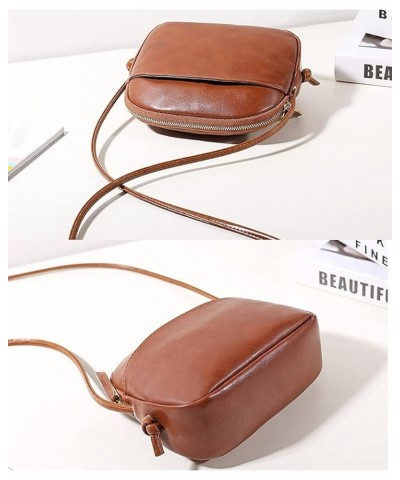 Crossbody Bag for Women Small PU Leather MINI Shoulder Purses for Girls, Fashion Phone Bag Lightweight (Black) Brown $26.42 T...