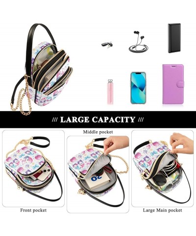 Small Crossbody Handbag for Women Mini Over Shoulder Purse with Three Zippered Pockets Durable Shoulder Bag Color-hf010 $12.7...