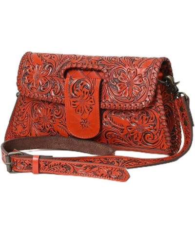 American Darling Wallet Hand Tooled Genuine Leather women bag western handbag purse Adbg1134i $54.39 Wristlets