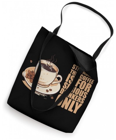 Coffee Cup Barista Coffein Morning Funny Sarcastic Coffee Tote Bag $14.93 Totes