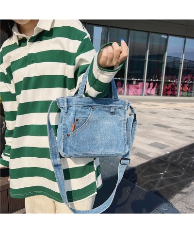 Grunge Crossbody Purse Y2k Aesthetic Purses for Women Crossbody Bag Small Crossbody Bags for Women Trendy Blue $14.74 Crossbo...