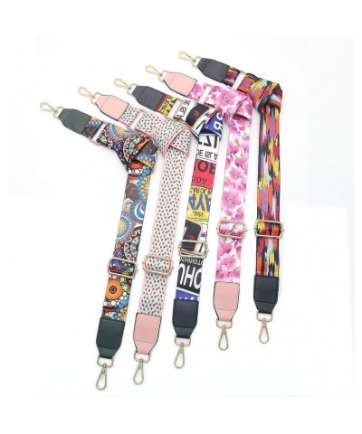 Guitar Strap Purse Wide 3.8cm Shoulder Strap Multicolor Style Adjustable Replacement bag Crossbody Strap for Women Black - Gr...