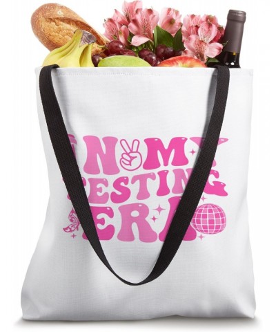 Groovy In My Testing Era Teacher Testing Day Motivational Tote Bag $13.05 Totes